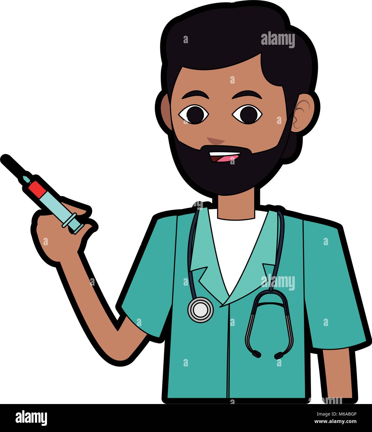 Doctor male cartoon Stock Vector Image & Art - Alamy