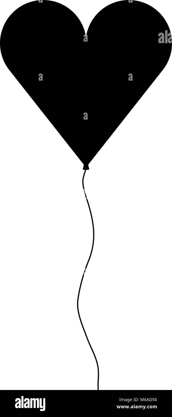 heart balloon icon Stock Vector Image & Art - Alamy