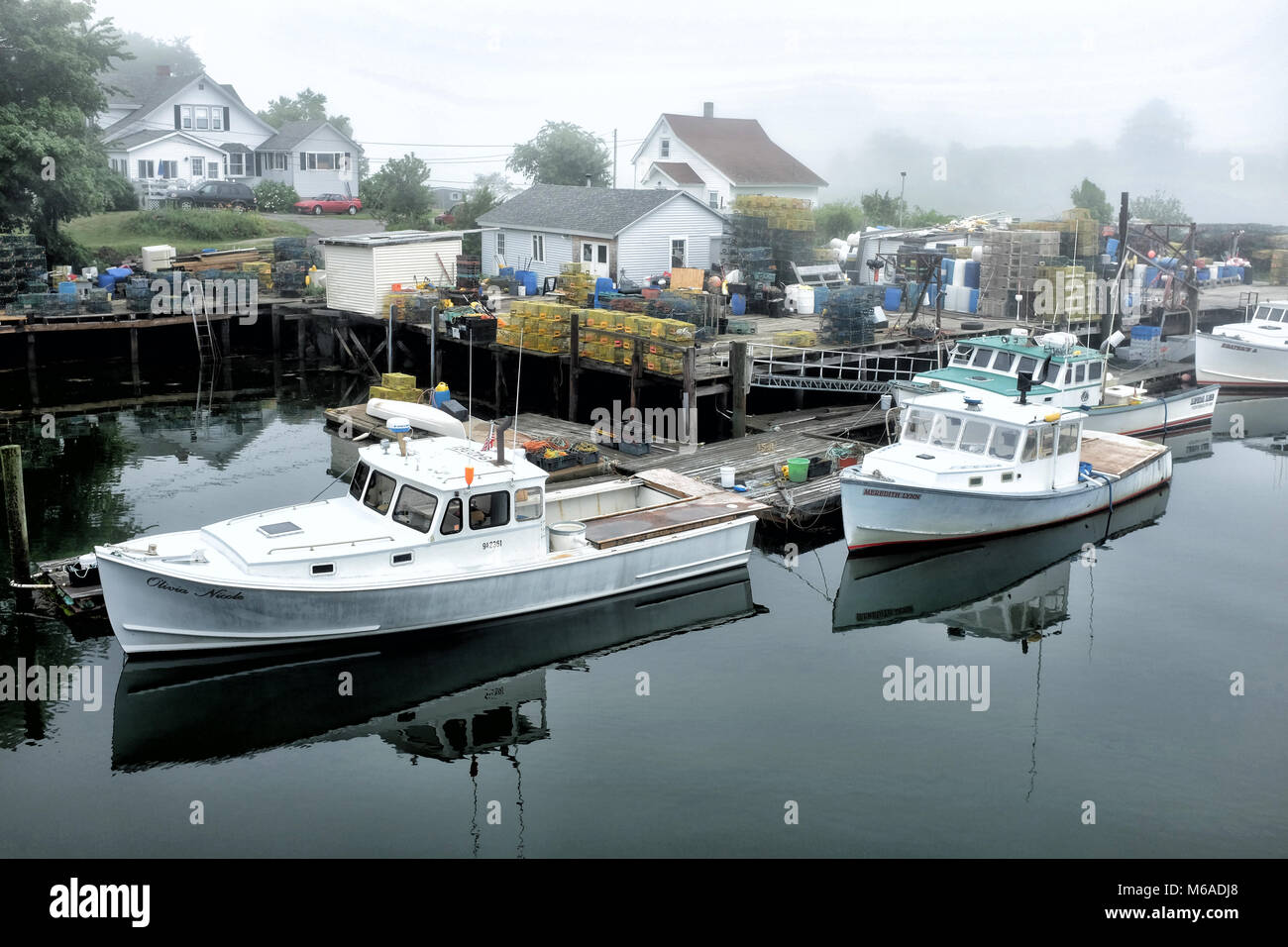 Boats mooring near Portsmouth New Hampshire Stock Photo Alamy