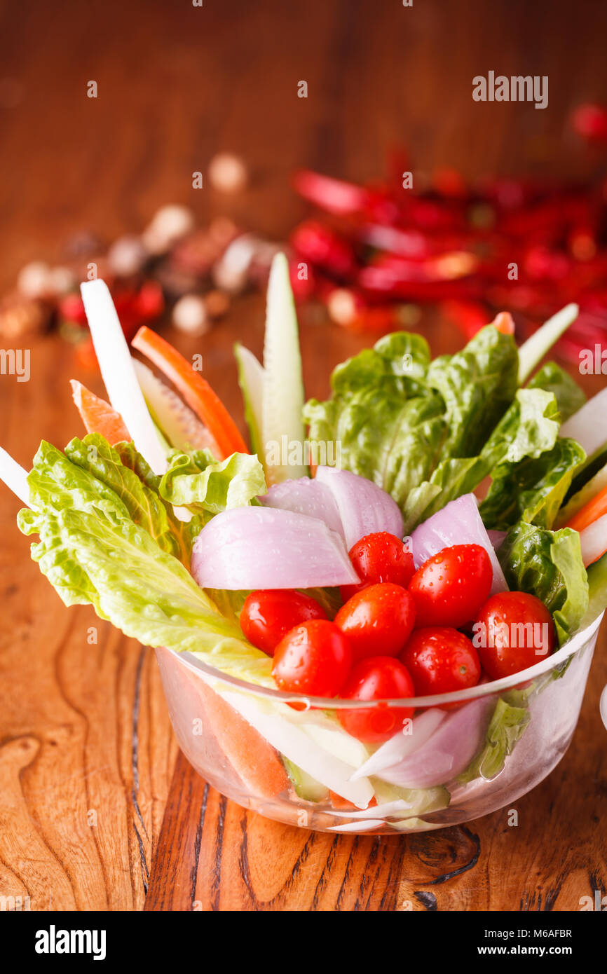 Vegetable assorted cold dishes Stock Photo Alamy