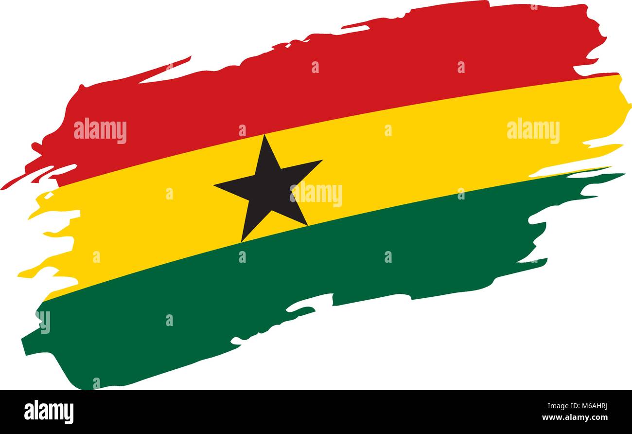 Ghana flag, vector illustration Stock Vector Image & Art Alamy