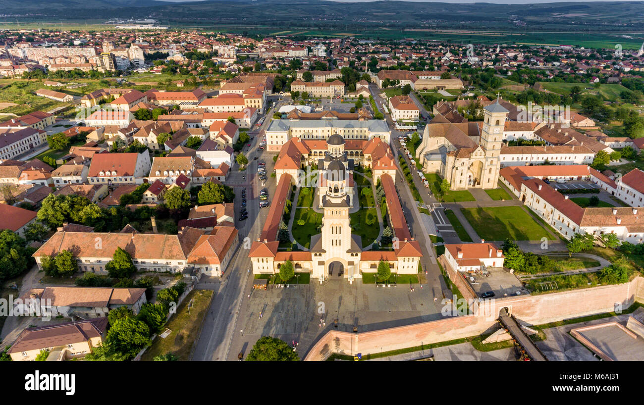 Alba Iulia panorama Stock Photo