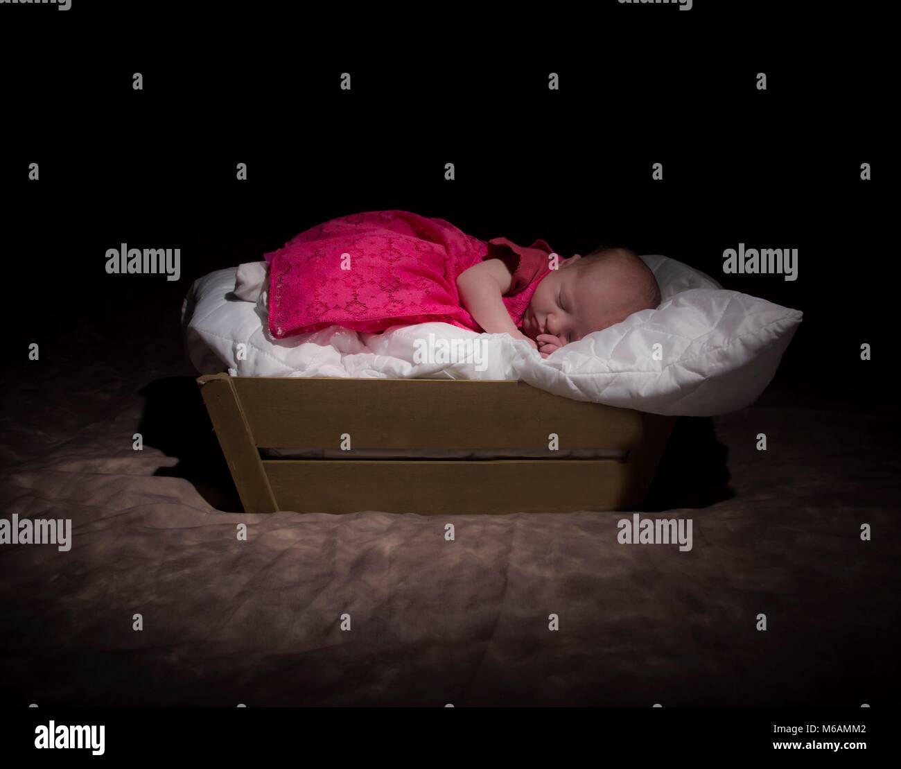 Sleeping baby granddaughter hi-res stock photography and images - Alamy