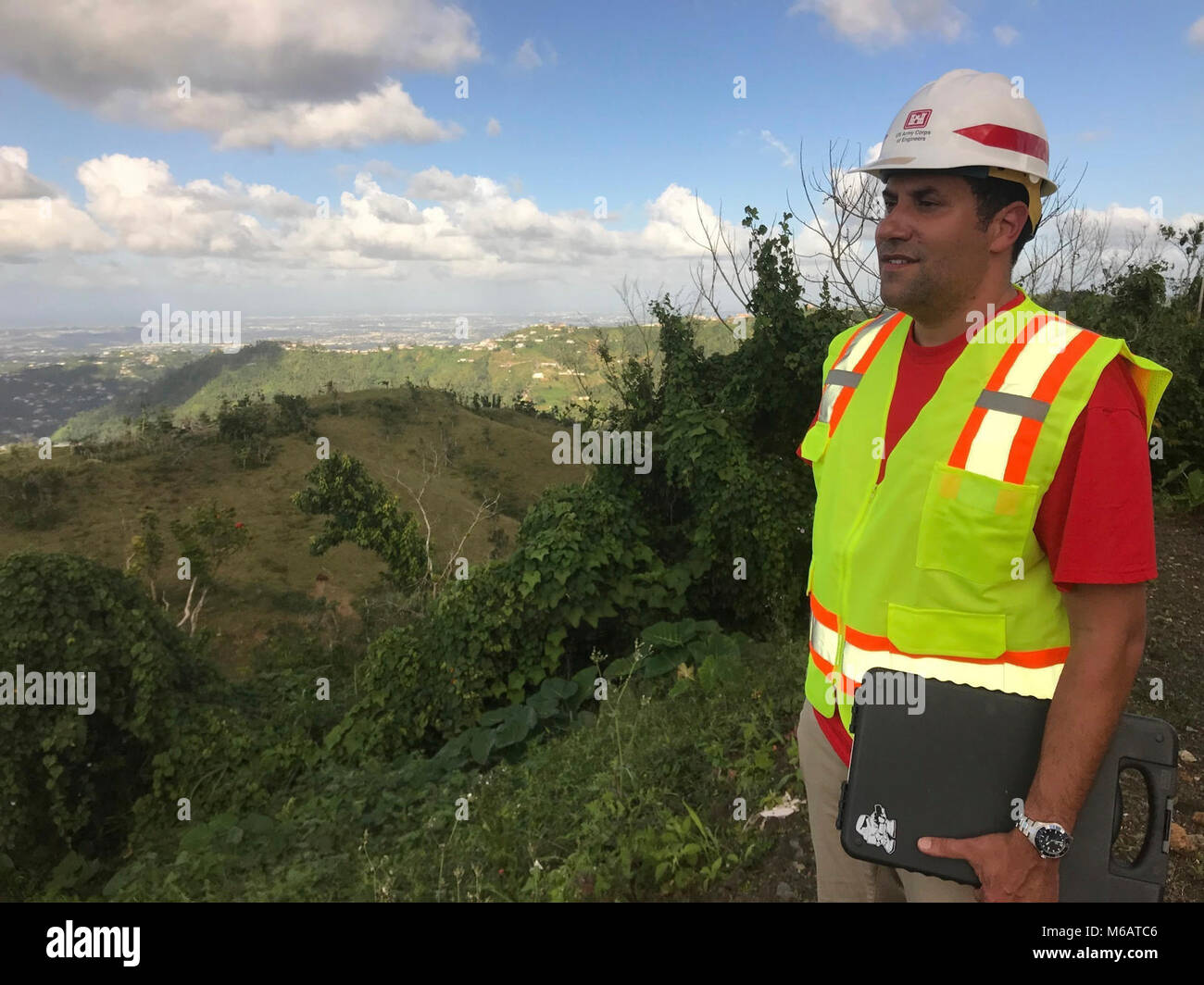 NARANJITO, Puerto Rico Victor Otero, a realty specialist, surveys