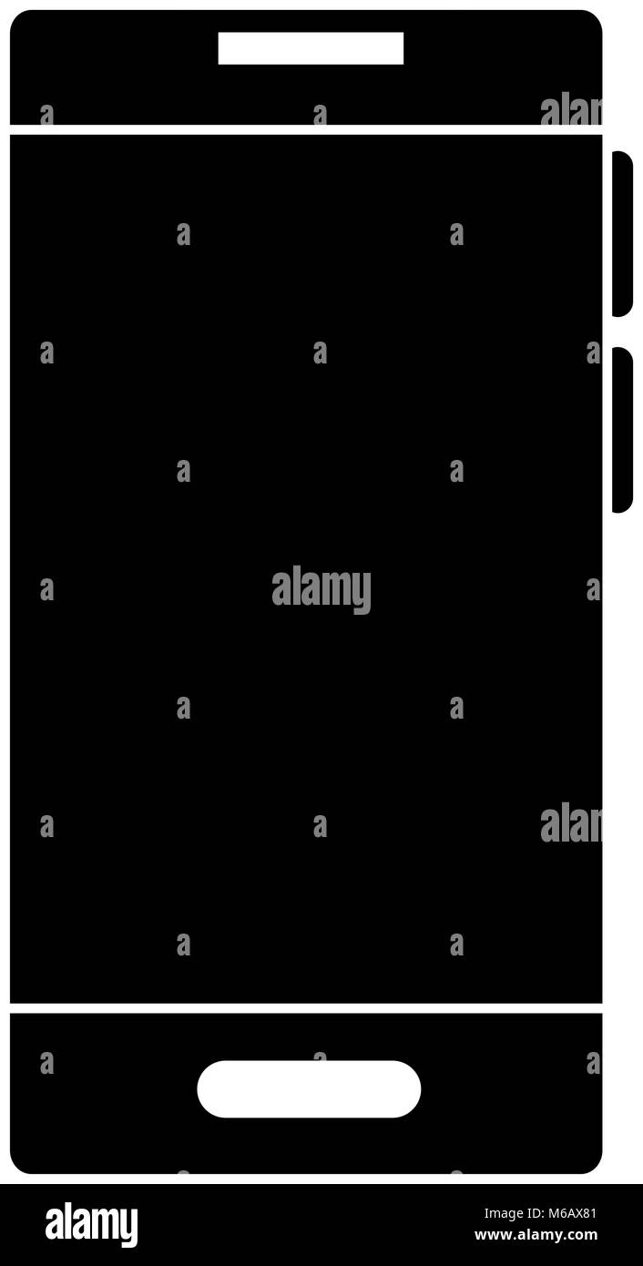 smartphone device isolated icon Stock Vector Image & Art - Alamy