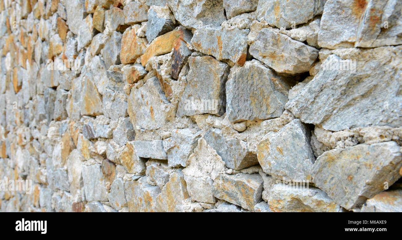 Stone background, texture of stone grey brick wall - material close-up ...