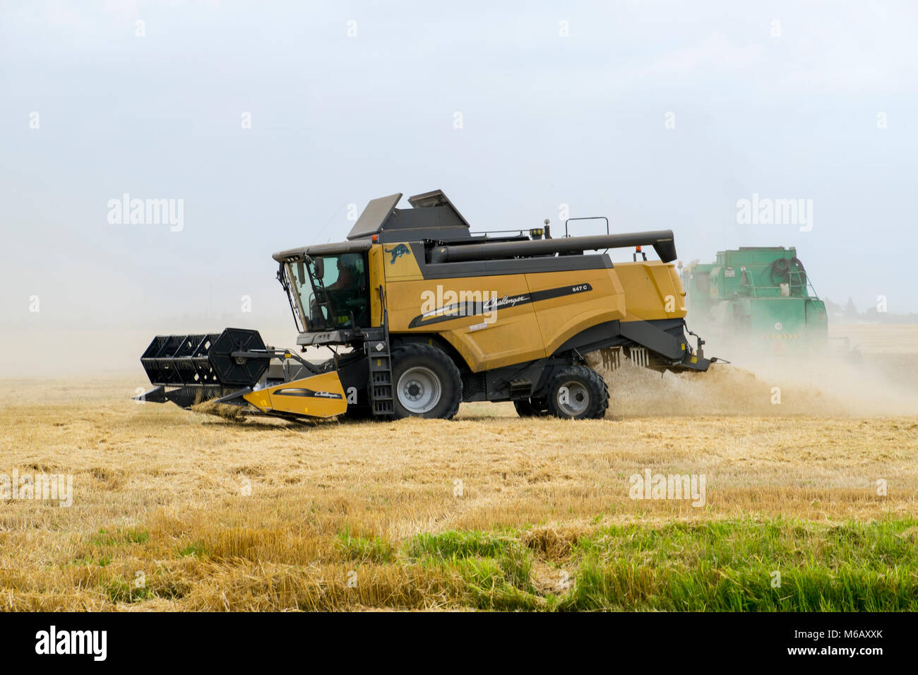 Season harvesting agricultural machinery collects hi-res stock ...