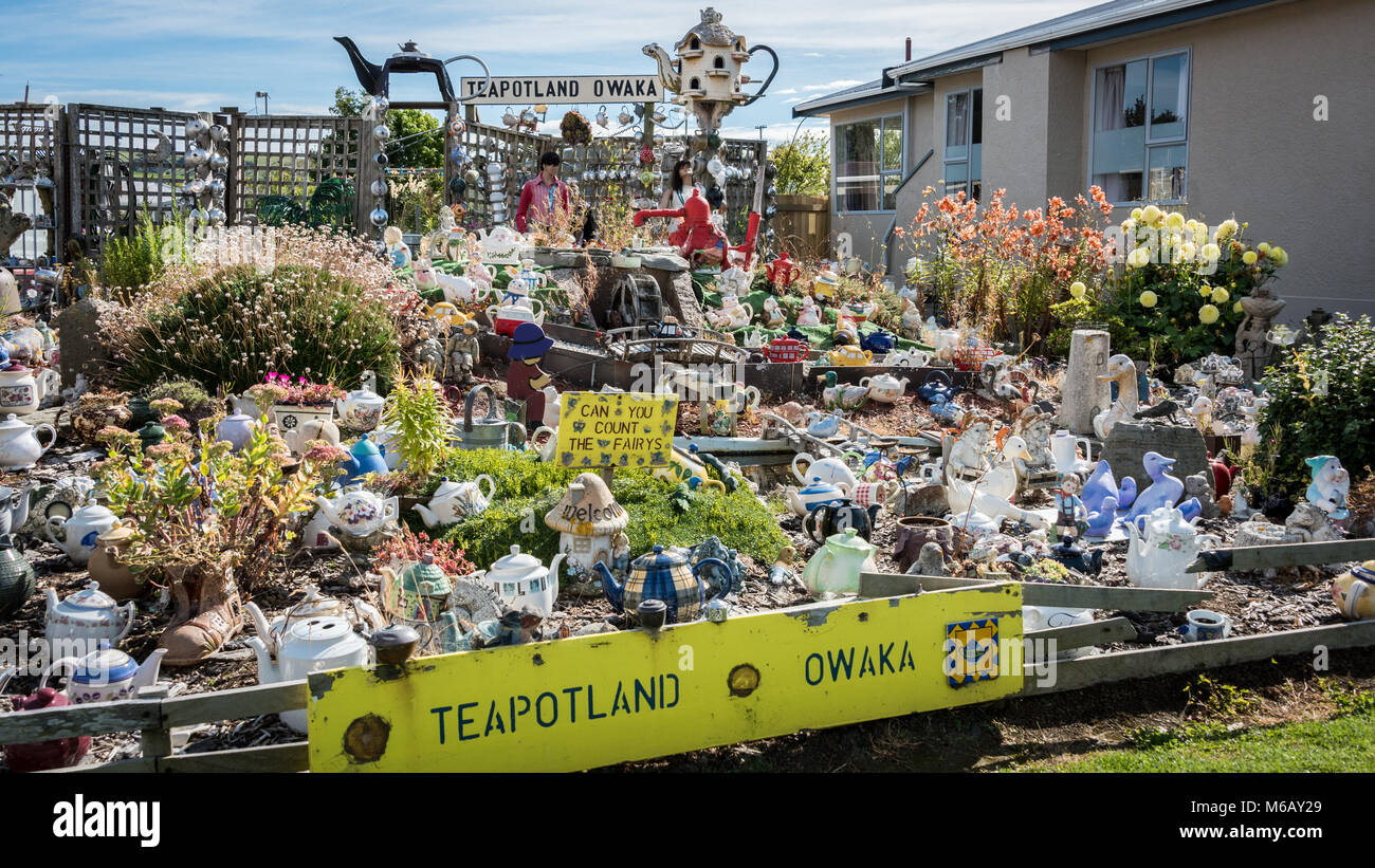 Teapotland, Owaka, South Island, New Zealand Stock Photo Alamy