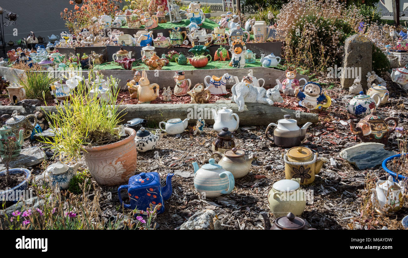 Teapotland, Owaka, South Island, New Zealand Stock Photo Alamy
