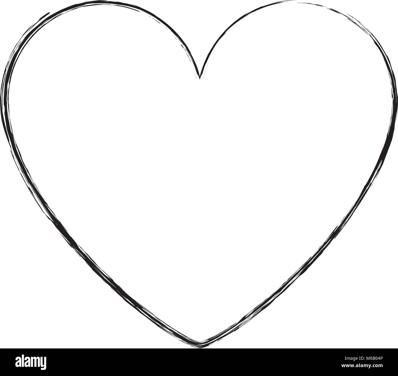 pink heart love romantic passion icon image Stock Vector Image & Art ...