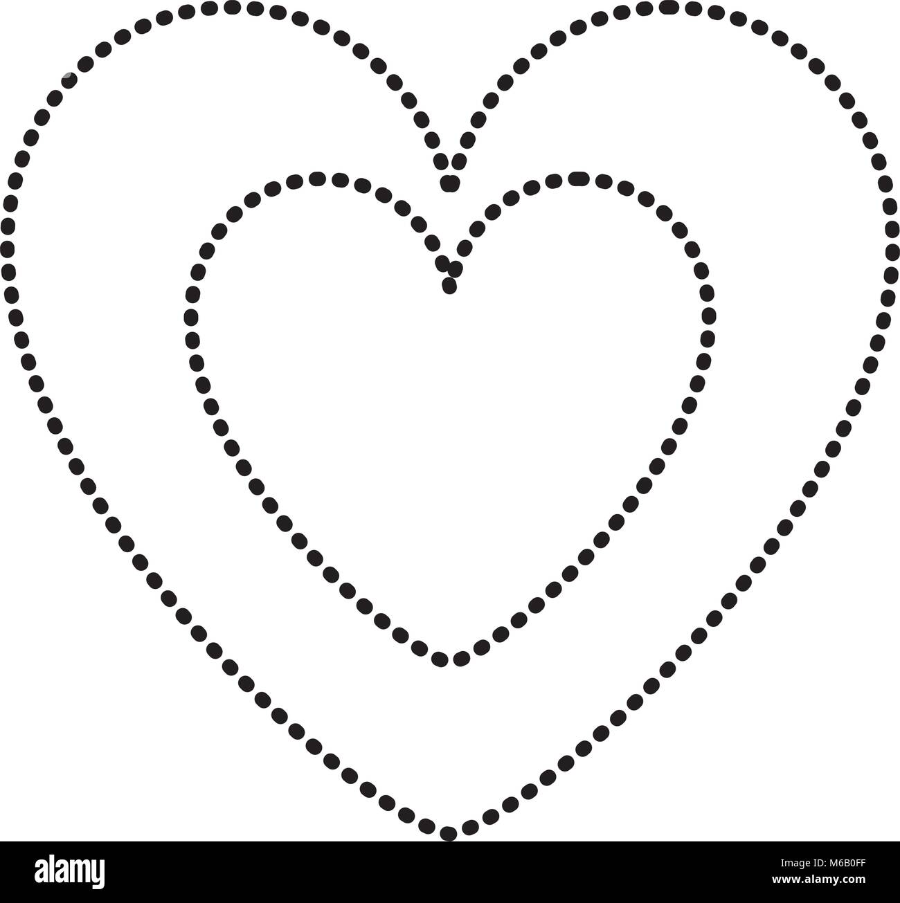 cute heart in love decoration image Stock Vector Image & Art - Alamy