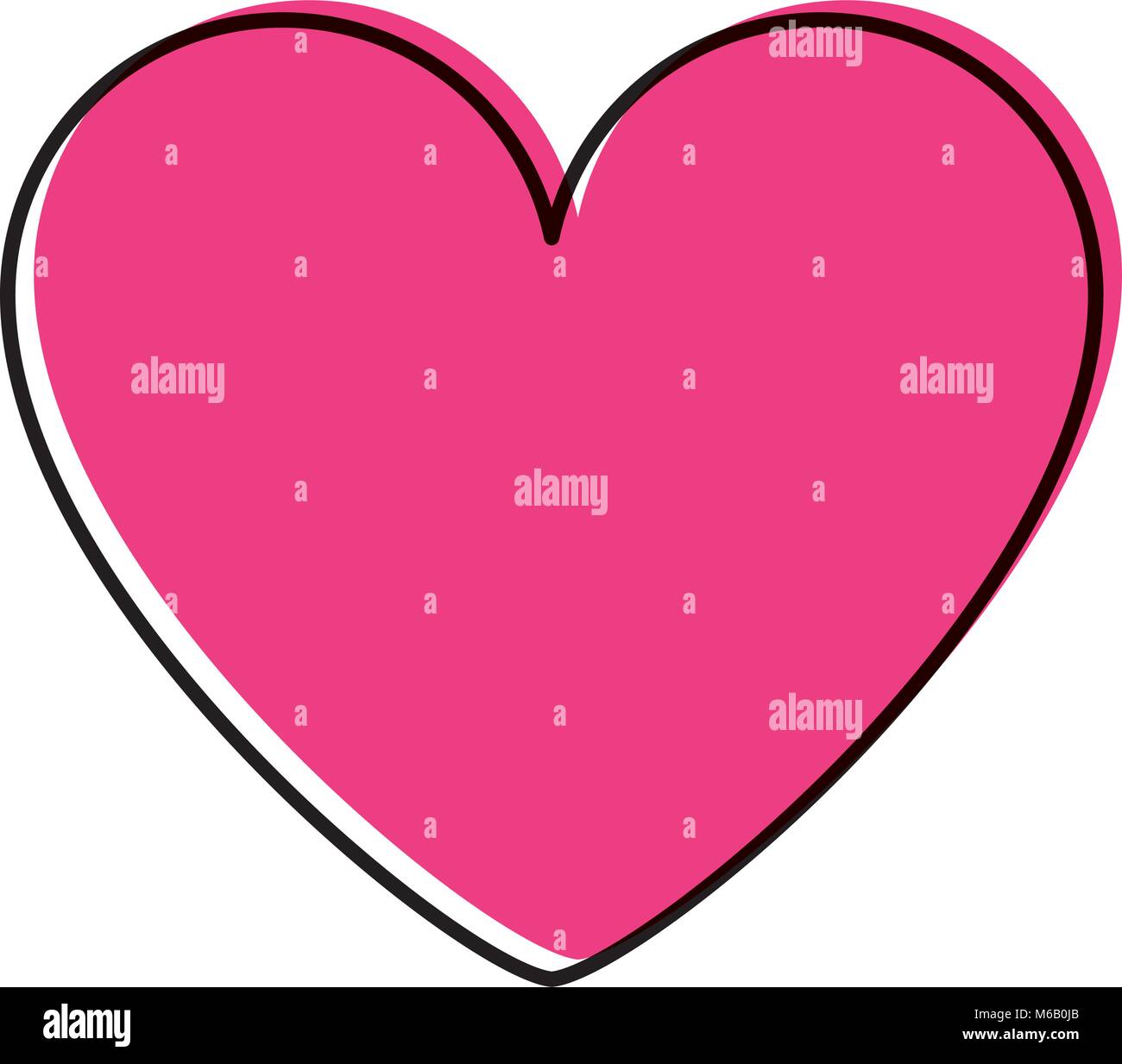 pink heart love romantic passion icon Stock Vector Image & Art - Alamy
