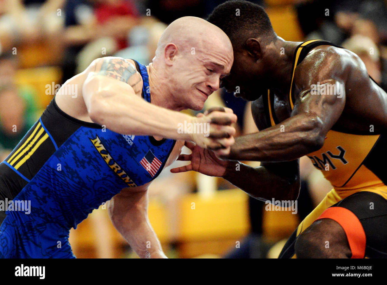 CAMP LEJEUNE, N.C. (Feb. 25, 2018) Marine Sgt. Raymond Bunker, from