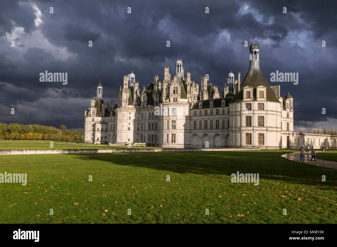 Chambord Chateau, Indre et Loire, Loire Valley, France Stock Photo