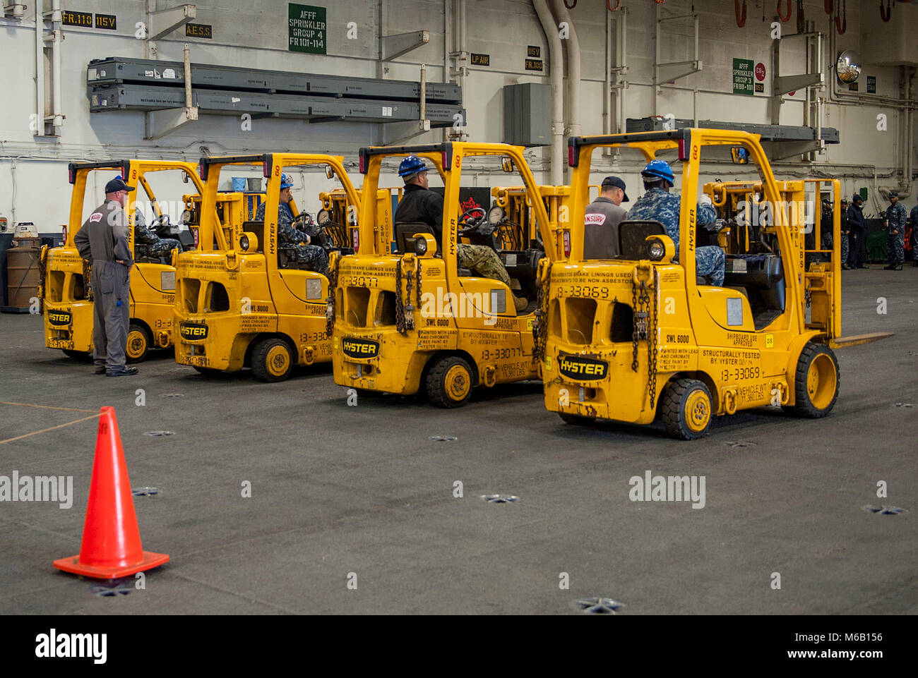 Insurv NORFOLK (Feb. 26, 2018) Inspectors from the Board of Inspection and ...
