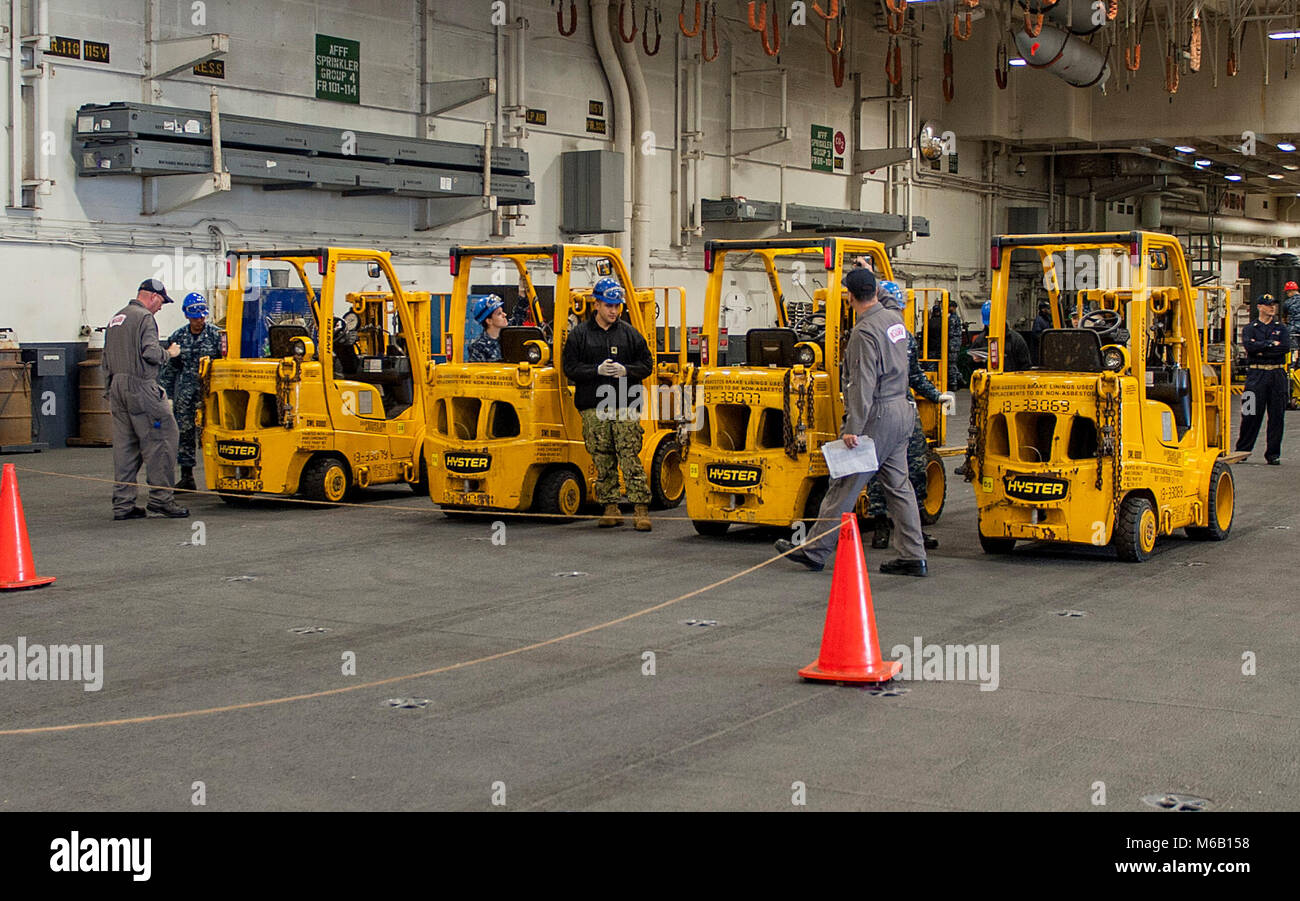 Insurv NORFOLK, Va (Feb. 26, 2018) Inspectors from the Board of Inspection and ...