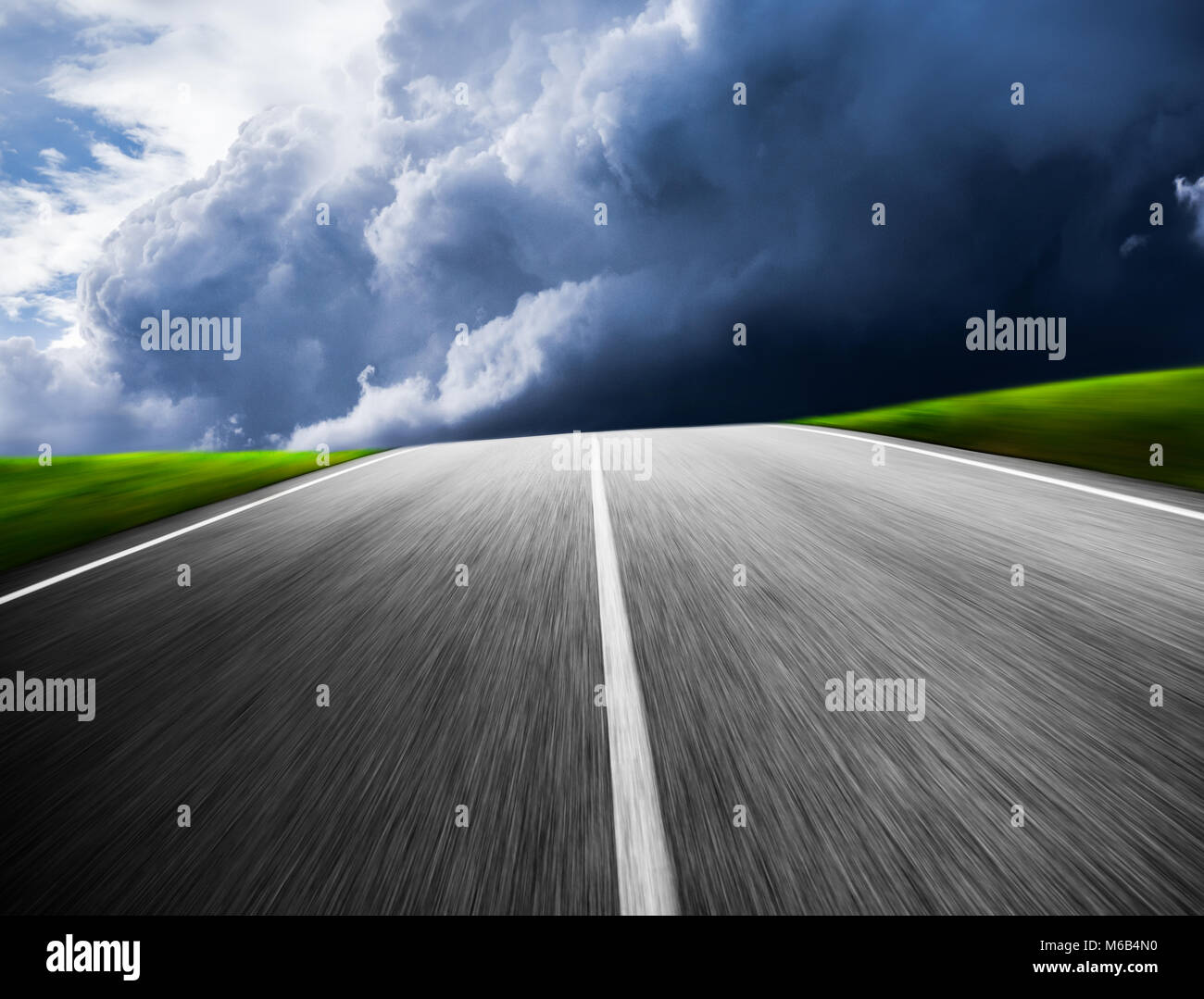Road ahead into the future Stock Photo - Alamy