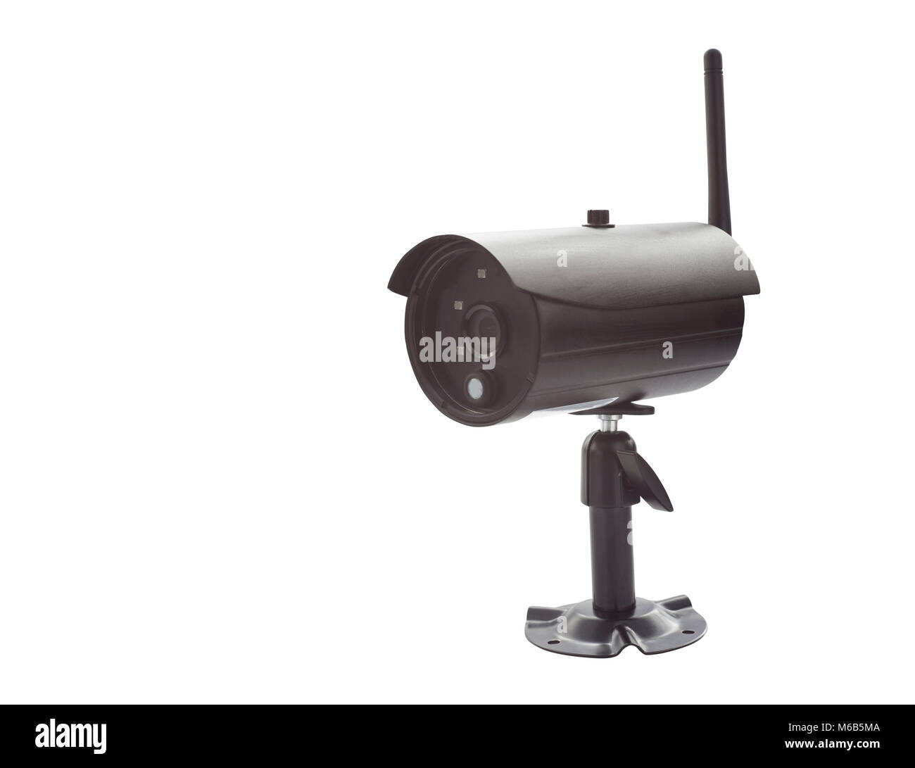 wireless surveillance camera recording isolated on white background Stock Photo Alamy