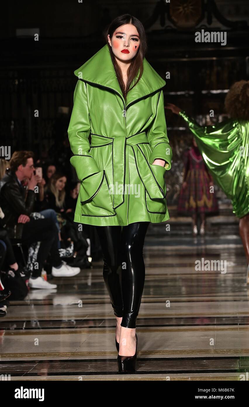 Pam Hog at AW18 Fashion Scout Stock Photo