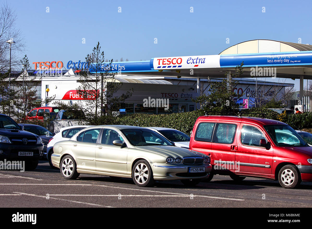 One of(13) images in this set that incorporates mainly businesses. Viewed here is Tesco Extra