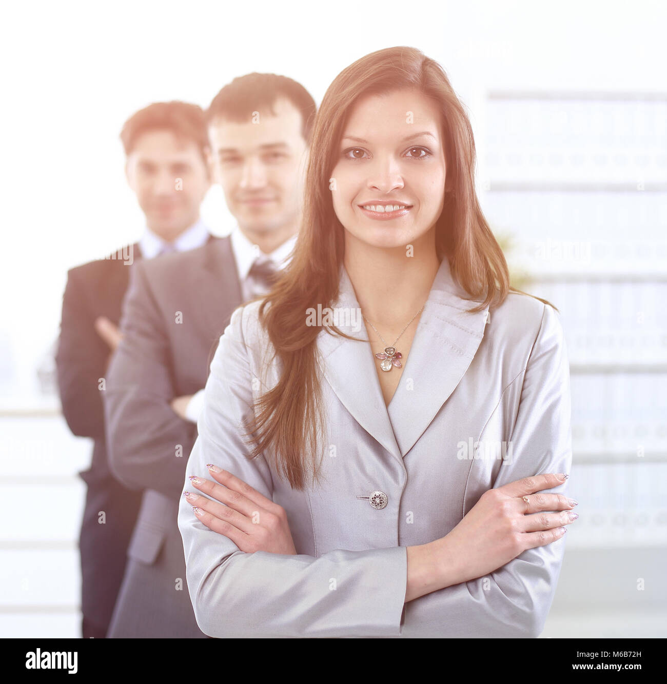 business woman and business team Stock Photo - Alamy