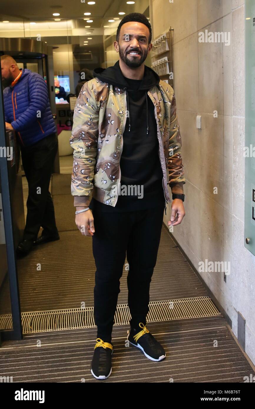 Craig David seen arriving at Radio 1 before his performance on The