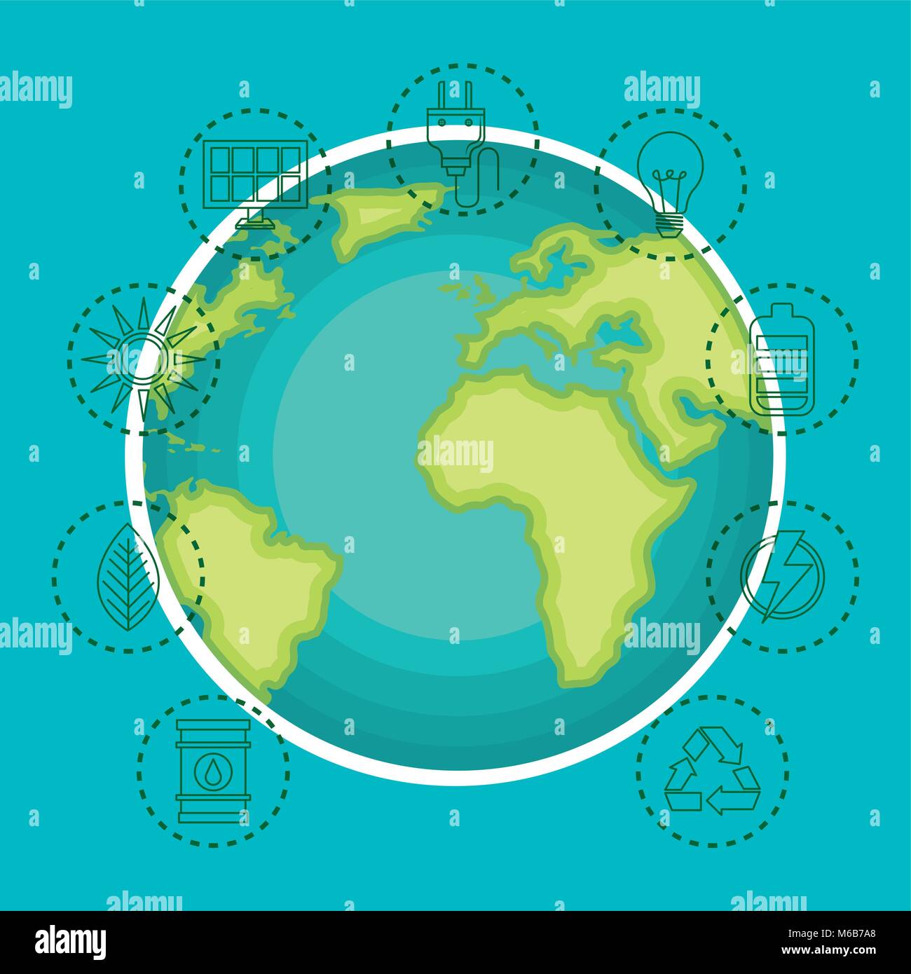 environmental and ecology set icons Stock Vector Image & Art - Alamy