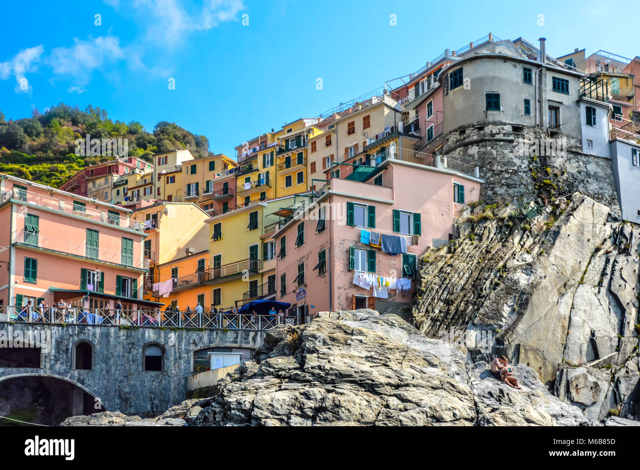 Stacked houses on hillside hi-res stock photography and images - Alamy