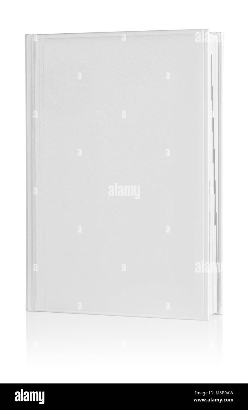 White hardcover notepad Stock Photo