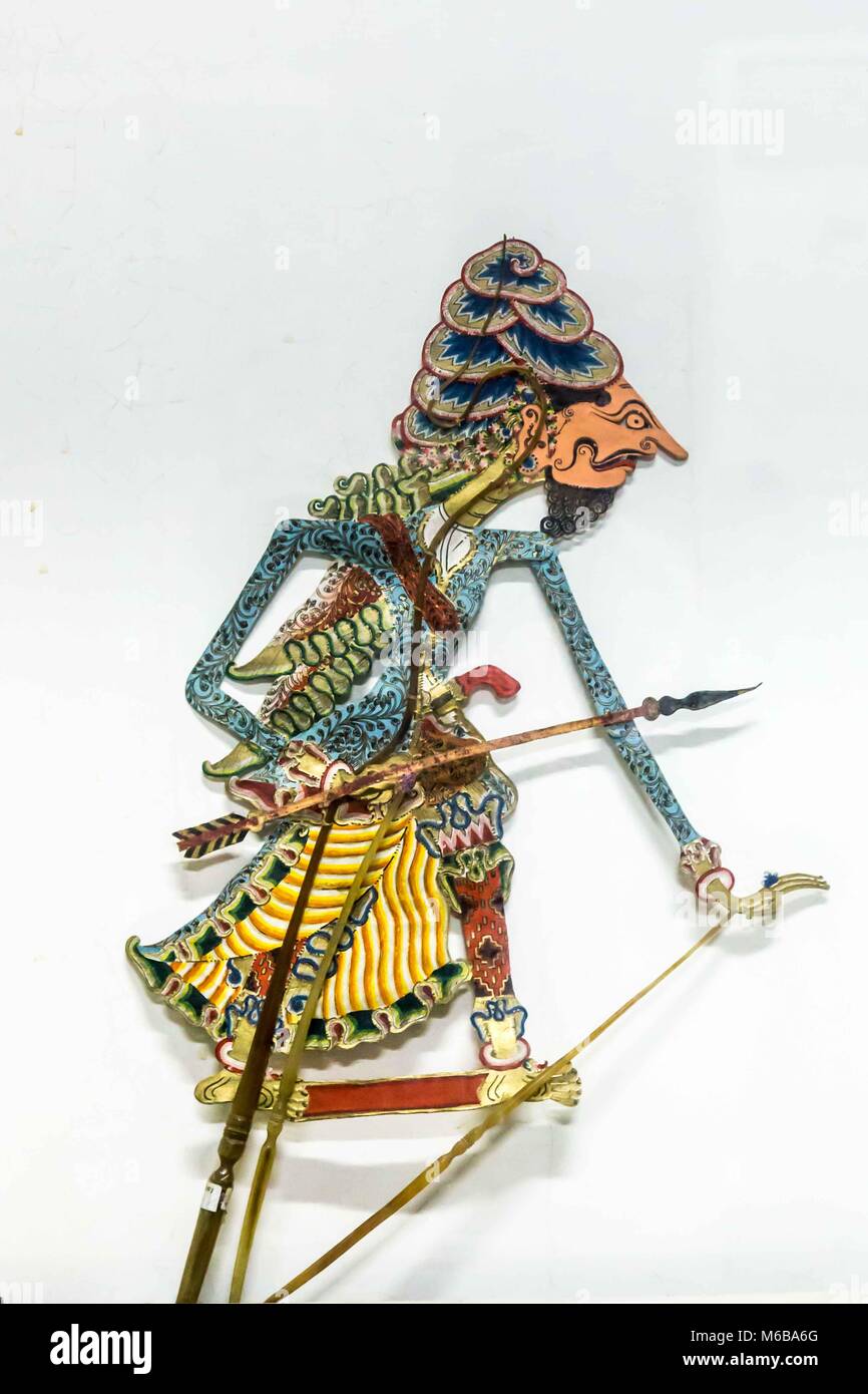 Wayang puppets of Indonesia Stock Photo