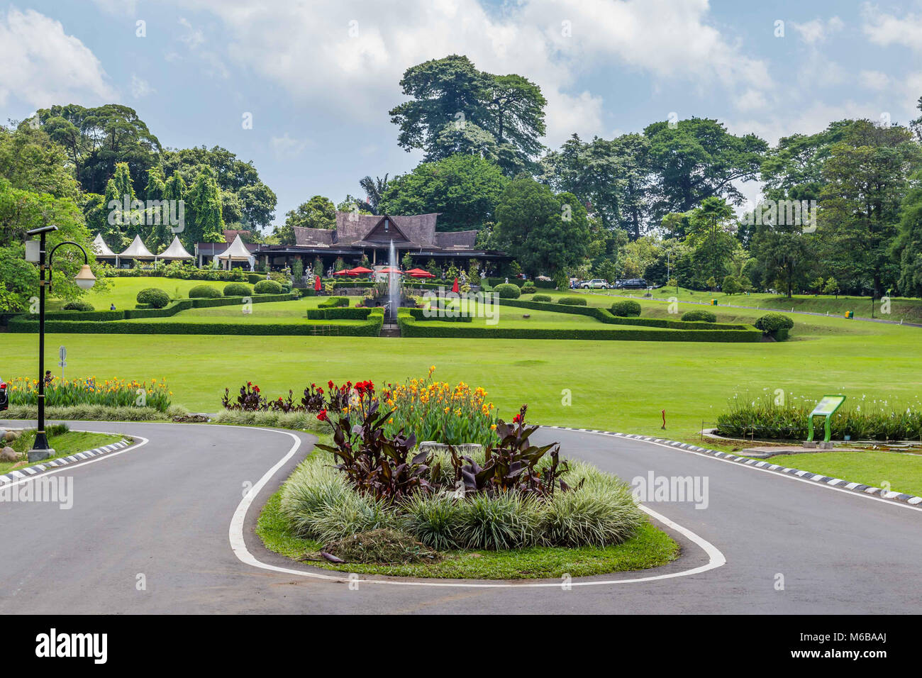 Botanical Gardens Kebun Raya In Bogor West Java Indonesia Stock Photo Alamy