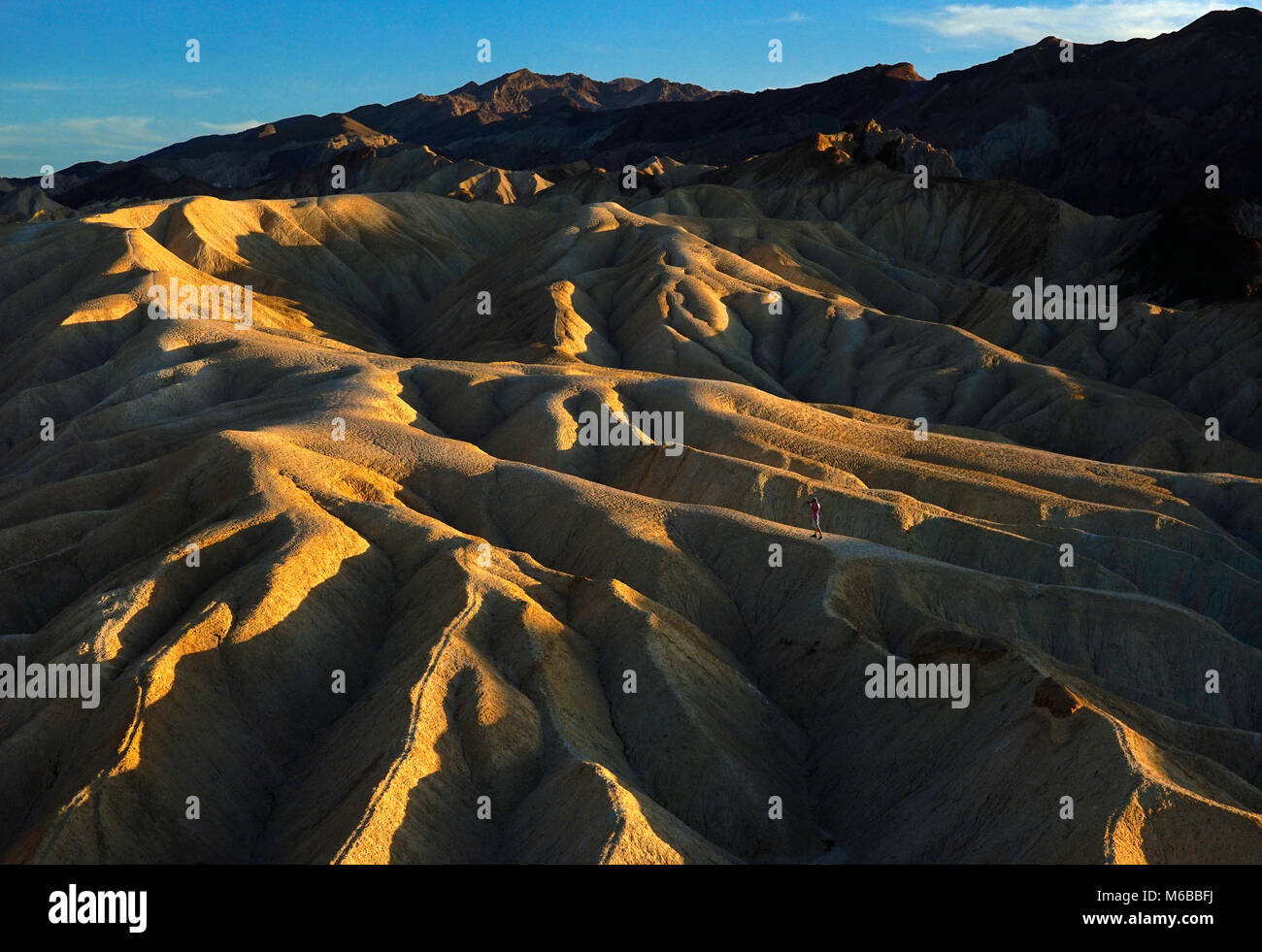 Zabriskie point , Death Valley, California, United States of America Stock Photo