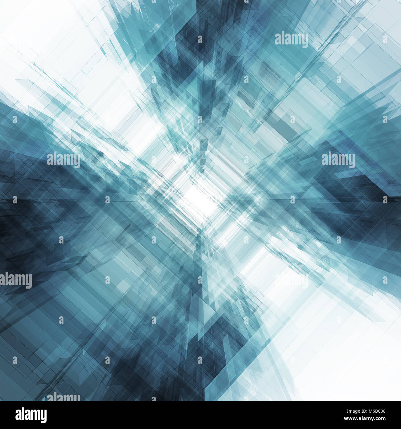 Abstract architecture 3d rendering Stock Photo - Alamy