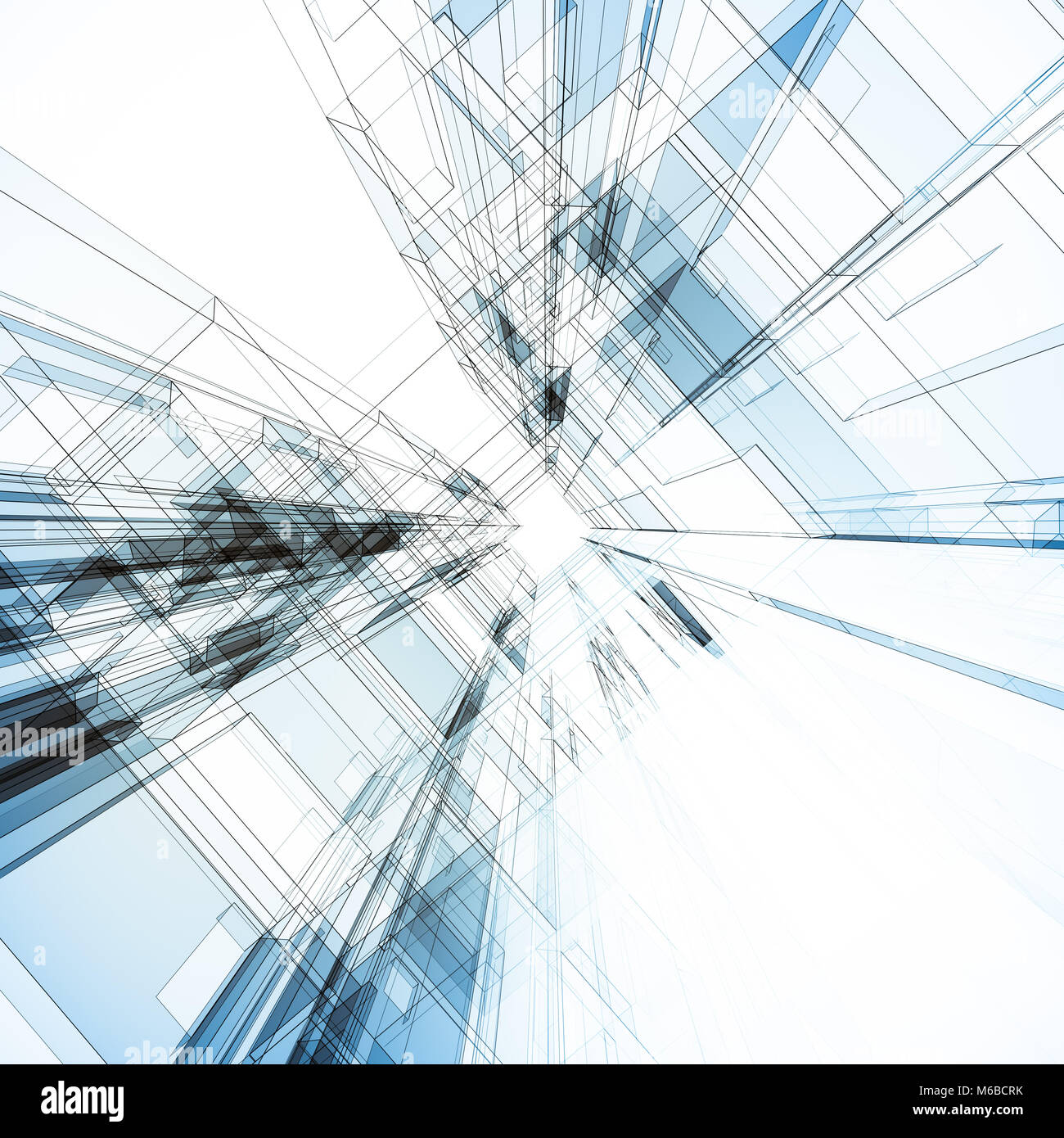 Abstract interior 3d rendering Stock Photo - Alamy