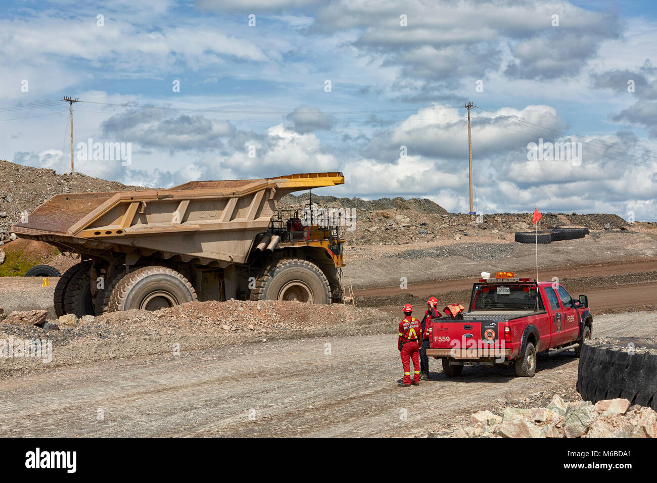 Mineworkers ArcelorMittal Mine, Mount Wright (Mont Wright), Fermont