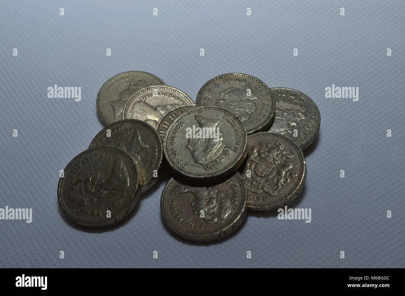 Old pound coins hires stock photography and images Alamy