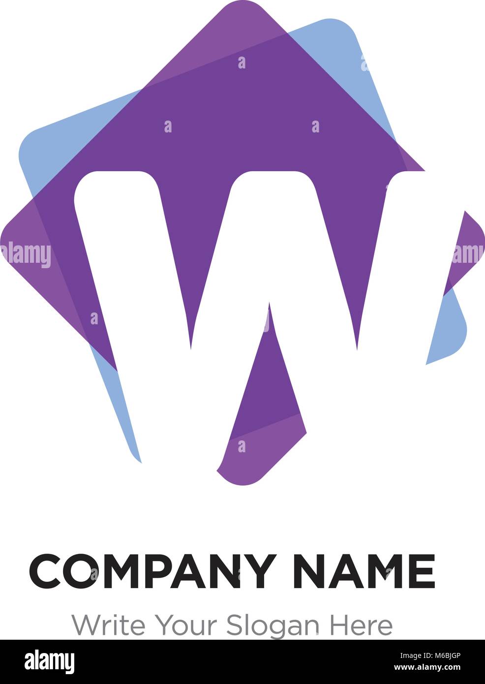 Purple w letter hi-res stock photography and images - Alamy