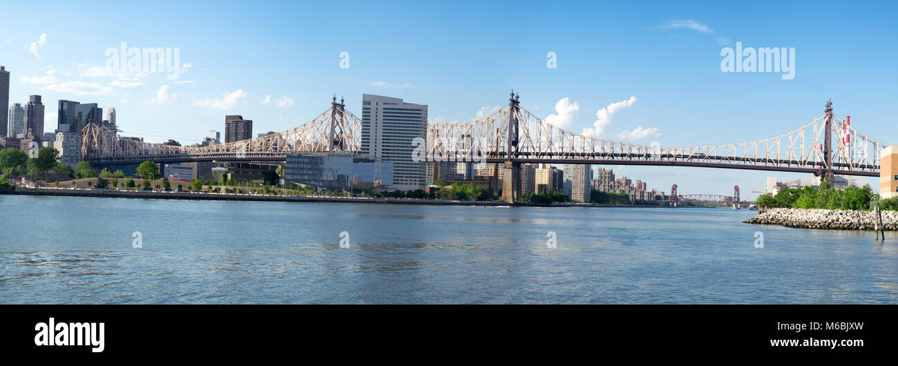 The Queensboro bridge connects Manhattan with Queens and was finished