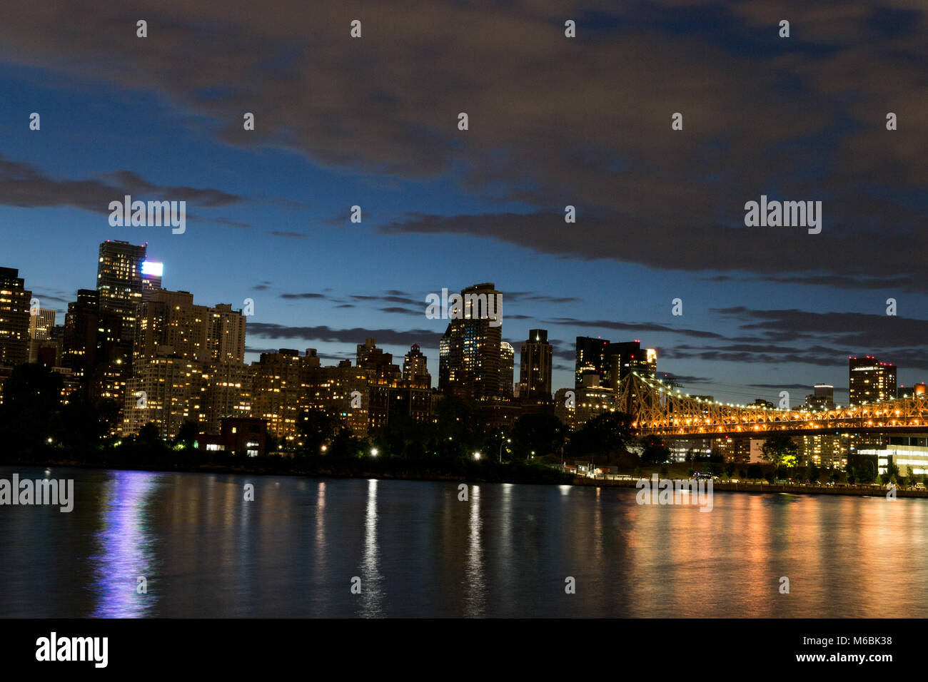 The Queensboro bridge connects Manhattan with Queens and was finished