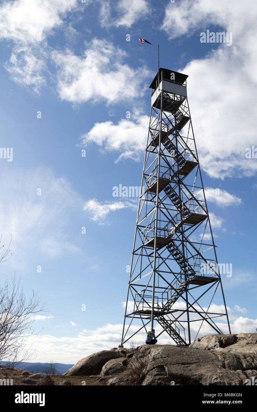 This fire tower in mount Beacon was restored and opened to the public