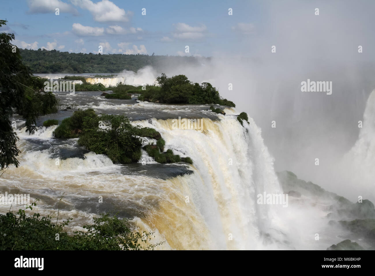 Iguazu Falls The largest waterfalls system in the world Stock Photo Alamy