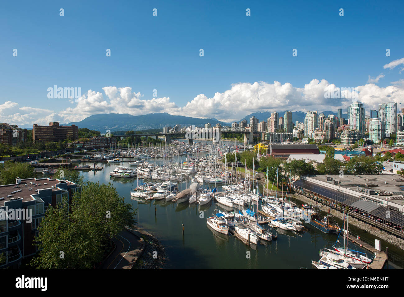 Granville Island in Vancouver Stock Photo Alamy