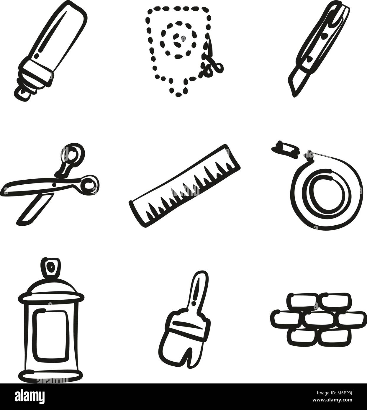 Stencil spray can graffiti Stock Vector Images - Alamy