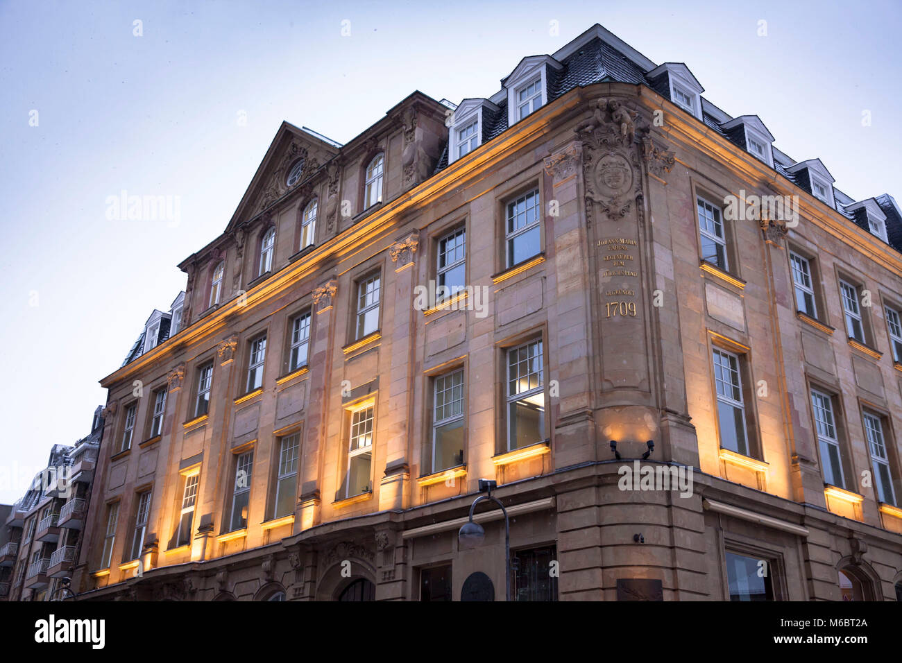 Germany, Cologne, the Farina House in the old part of the town, in the  18th. century the Eau de Cologne was created by the Italian perfumer Johann  Mar Stock Photo - Alamy