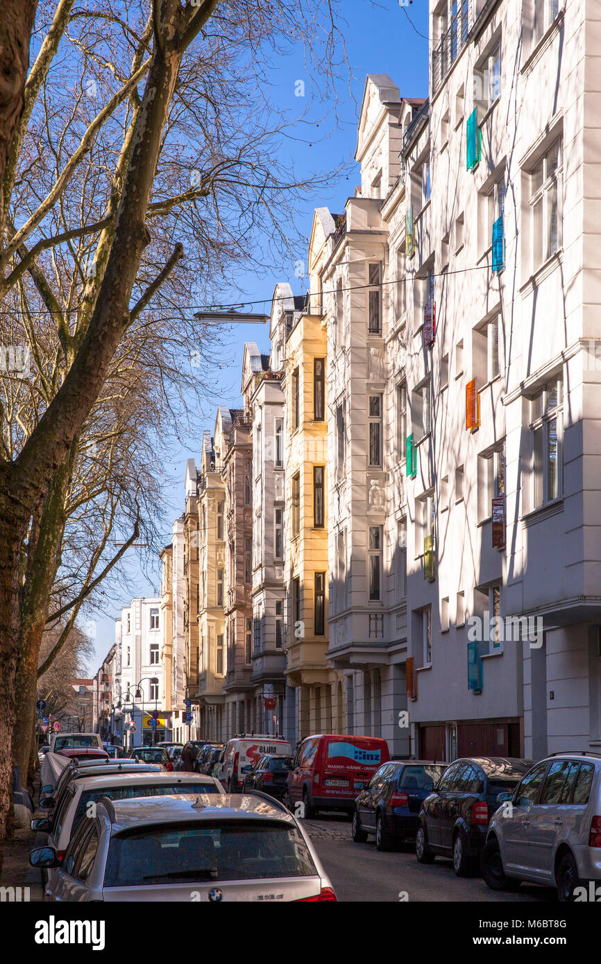 houses at the Weissenburg street in the Agnes district, Cologne, Germany Haeuser in der