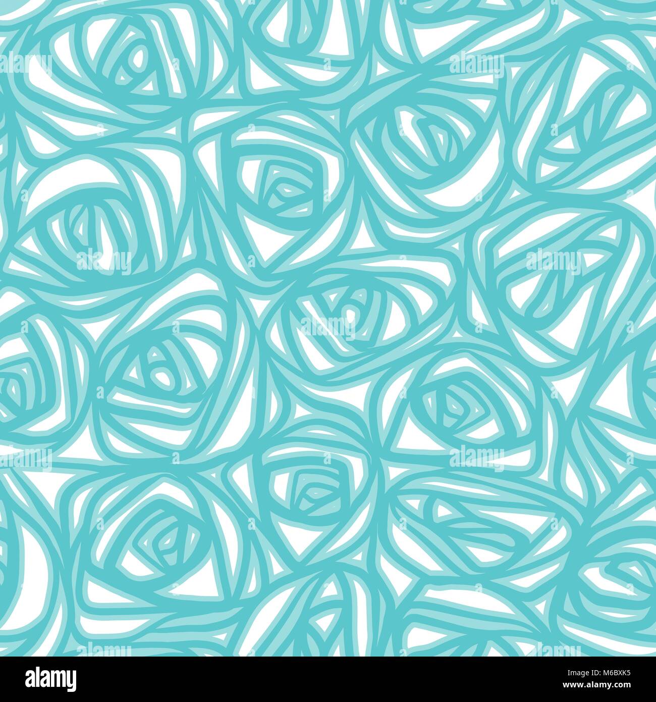 Seamless abstract hand drawn pattern, waves background Stock Vector ...