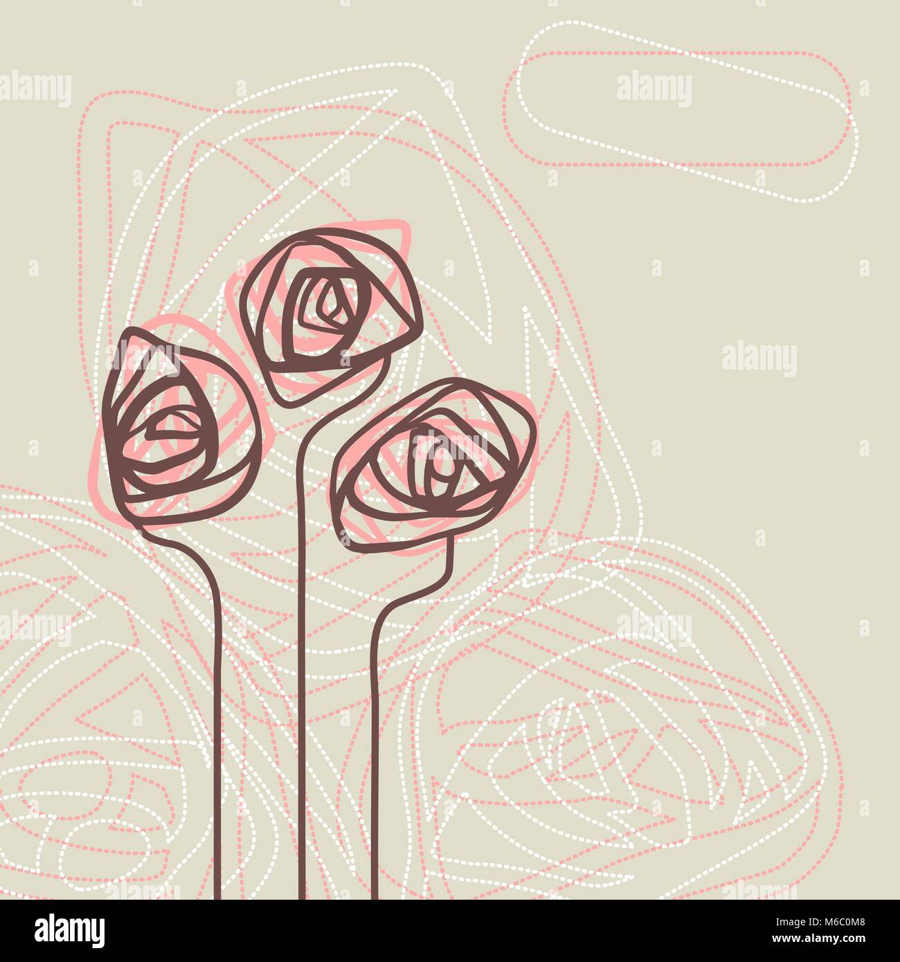 Abstract floral background. Vector flower element for design Stock ...