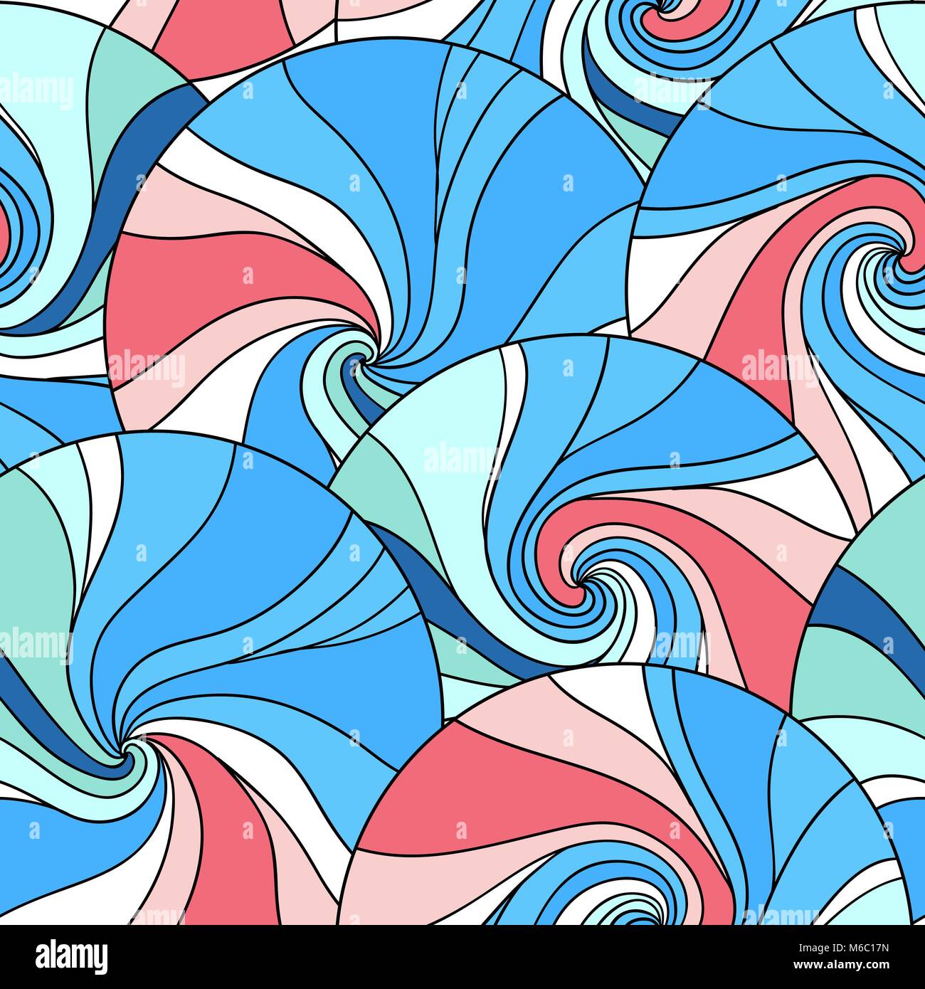 Seamless texture of abstract flowers. Vector background Stock Vector ...