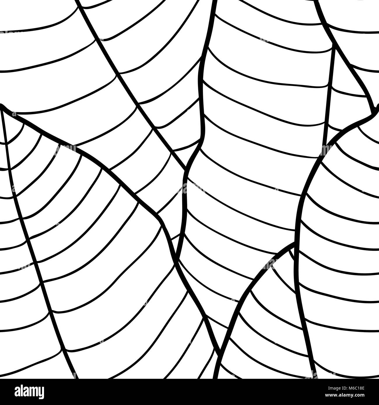 Vector illustration. Seamless pattern of abstract leaves Stock Vector ...