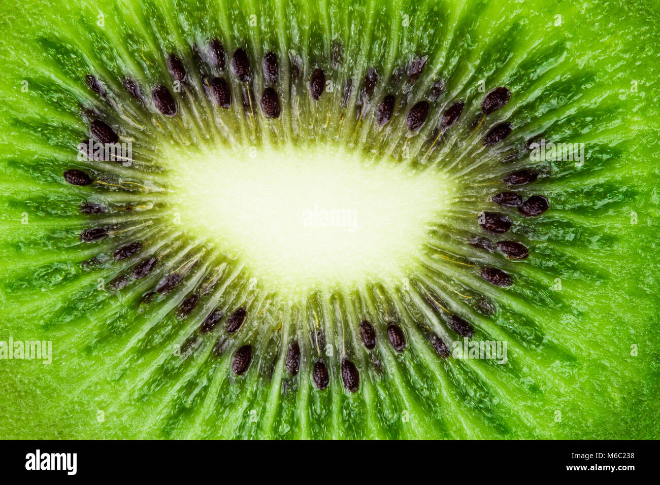 background texture Green fruit kiwi close up Stock Photo - Alamy